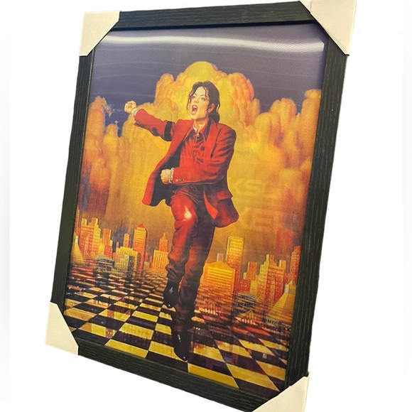 New Michael Jackson Moonwalker Framed 3D Lenticular Poster / Picture - Picture 5 of 6